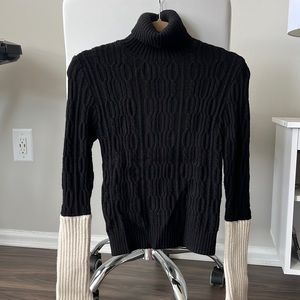 Zara cable sweater turtleneck